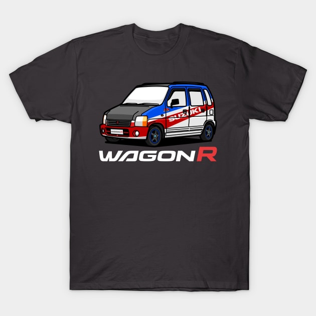 Suzuki Wagon R Racing Livery B T-Shirt by grphc_dsg21